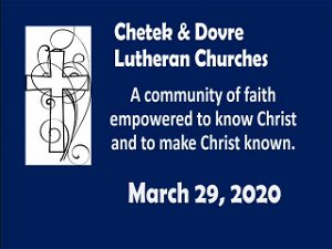 March 29 2020 Sunday Service
