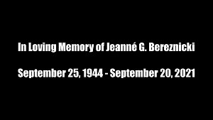 Memorial for Jeanne Bereznicki