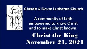 November 212021 Christ the King Sunday