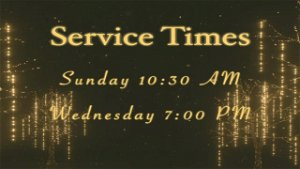 Wednesday Night Service