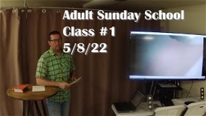 Adult Sunday School 2