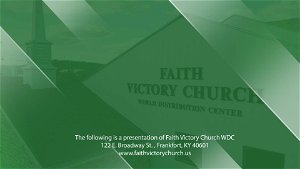 Friday Night Faith Victory Service