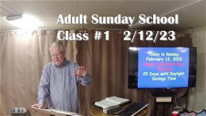 Adult Sunday School 1