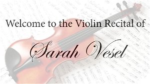 Violin Recital 2023