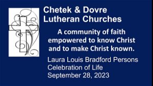Laura Persons Celebration of Life Sept 28 20