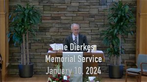 Jane Dierkes Memorial Service
