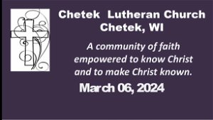 3624 Cjhetek Lutheran Lent