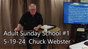 Adult Sunday School 1 
