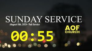 Sunday Service 8112024