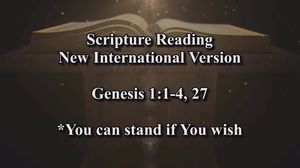 It All Starts with God Genesis 114 27