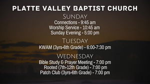 Wednesday Evening Service 642025