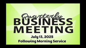 Sunday Morning Service