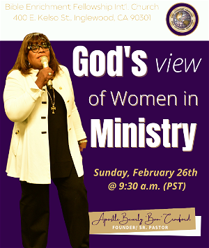 Gods View of Women in Ministry