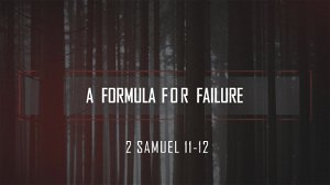 A FORMULA FOR FAILURE