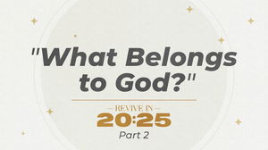 What Belongs to God