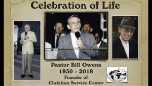 Celebration of Life Pastor Bill Owens