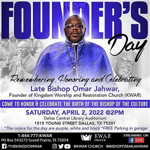 Honoring and celebrating Late Bishop Omar 